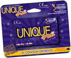 Preservativos no látex Unique, tarjeta de crédito