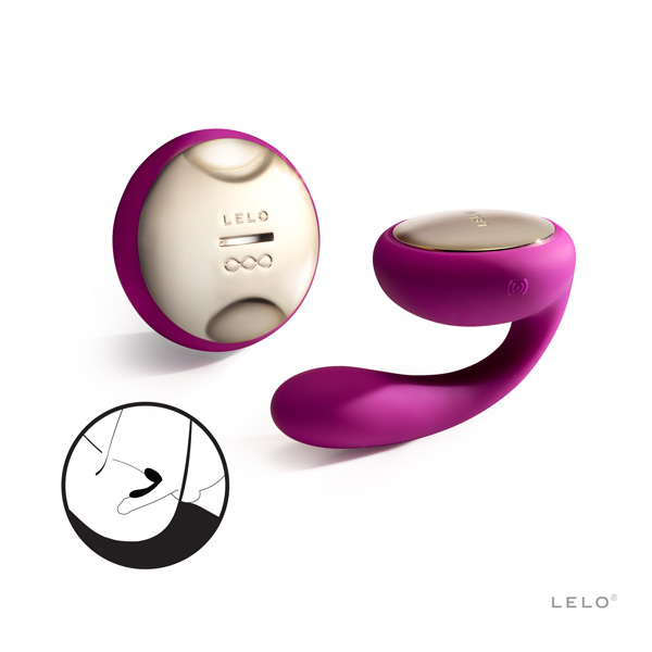 LELO-Ida-rosa-vibrador con mando a distancia