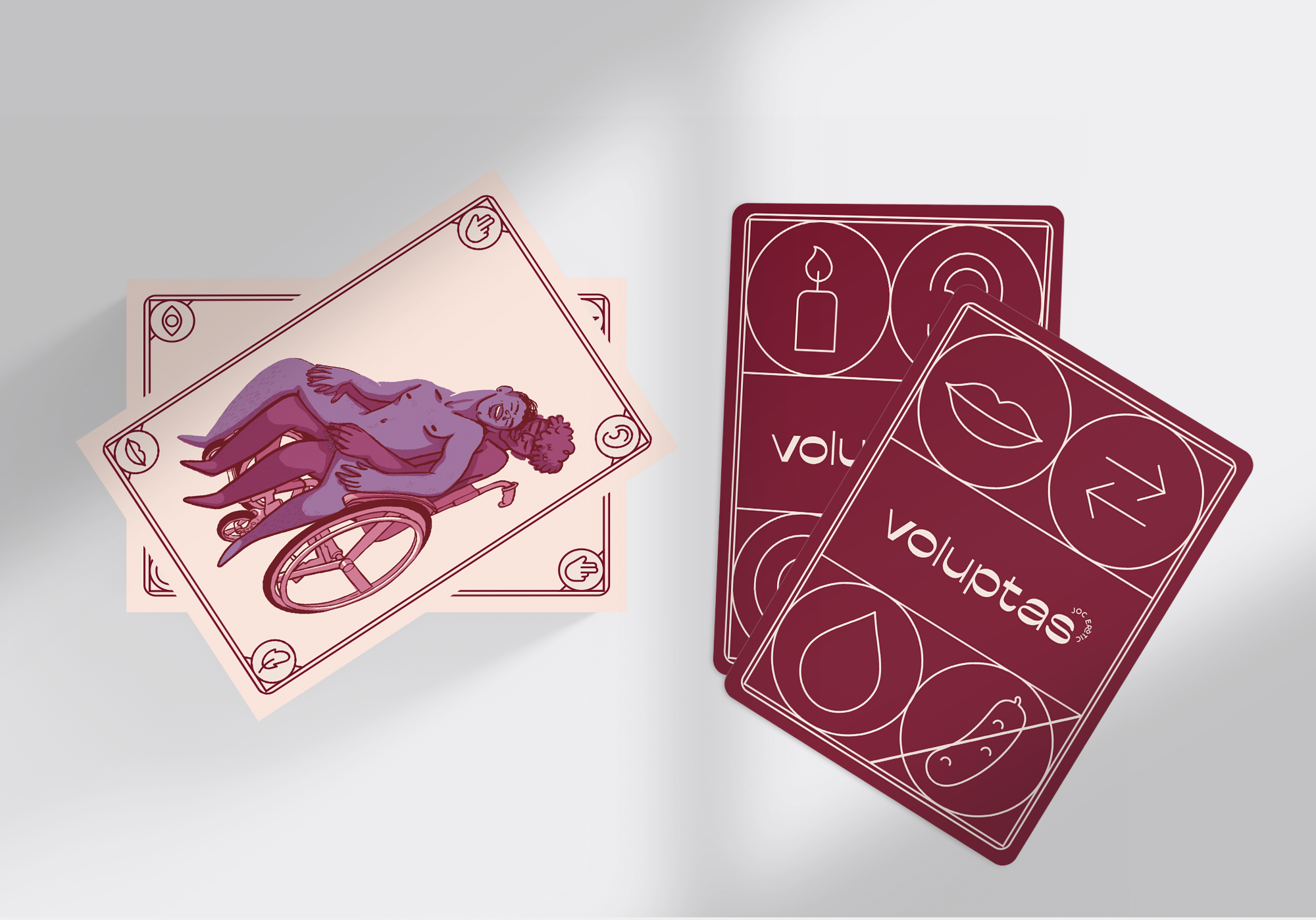 Presentado Voluptas, juego de cartas protagonizado por el placer • Consola  y Tablero