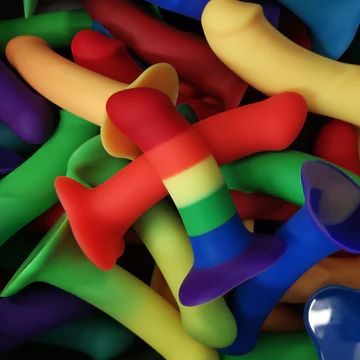 Dildo Amor Rainbow Fun Factory, tecnología de color en juguetería sexual de primera categoría.